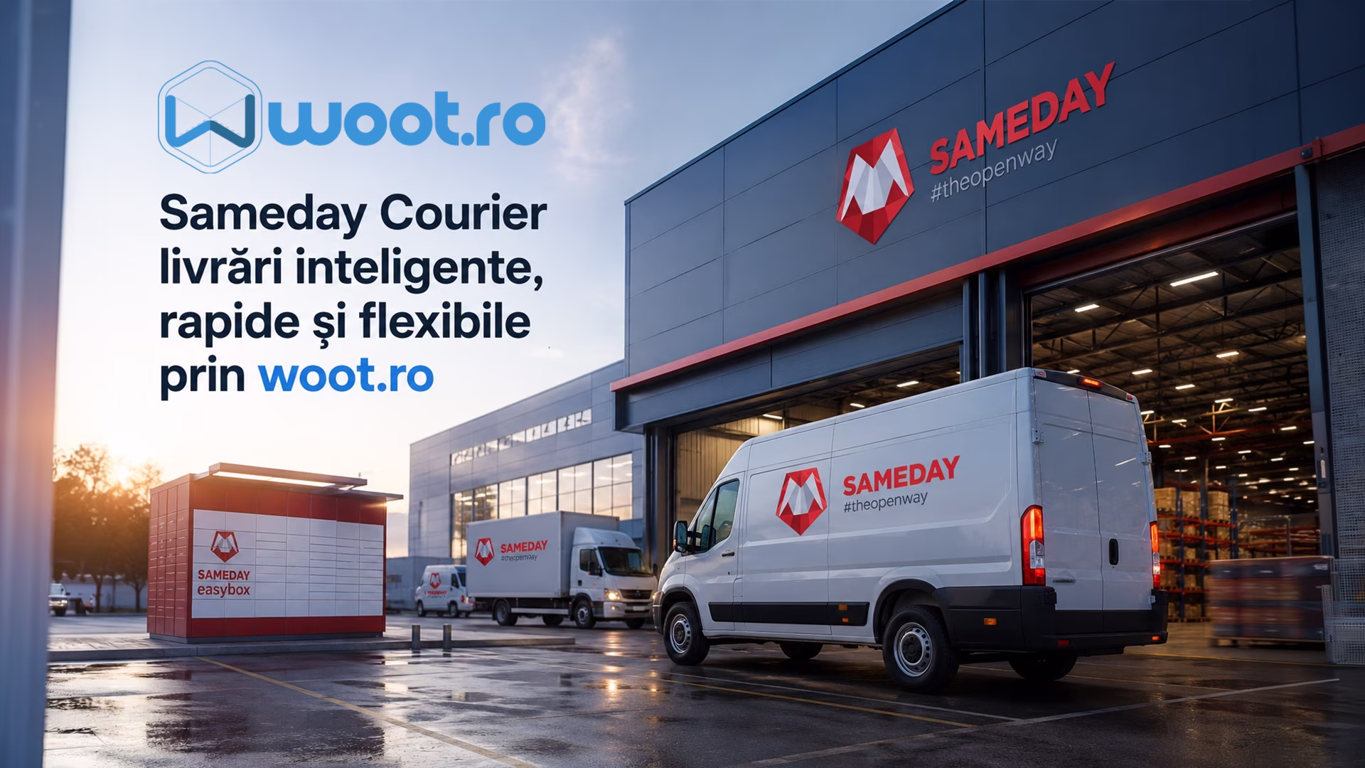 Sameday Courier: livrări inteligente, rapide și flexibile prin woot.ro